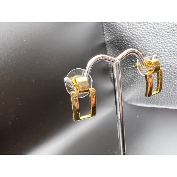 Gold Knocker Earrings - Picture 3 of 4